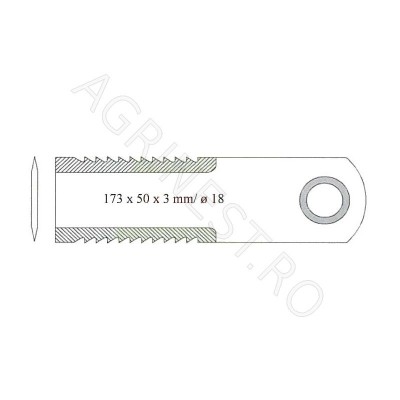 Cutit tocator Rasspe 51123