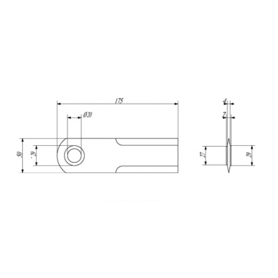 Cutit tocator Rasspe 52870
