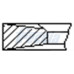 SET SEGMENTI PISTON - FRECCIA - CSNBB