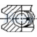 SET SEGMENTI PISTON - FRECCIA - CSNBB