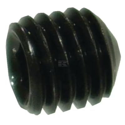 Stift filetat orificiu hexagonal cu vârf conic DIN914 M6X1X8 mm